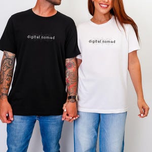 Digital Nomad T-Shirt: Minimalist Van Life, Work & Travel Tee image 2