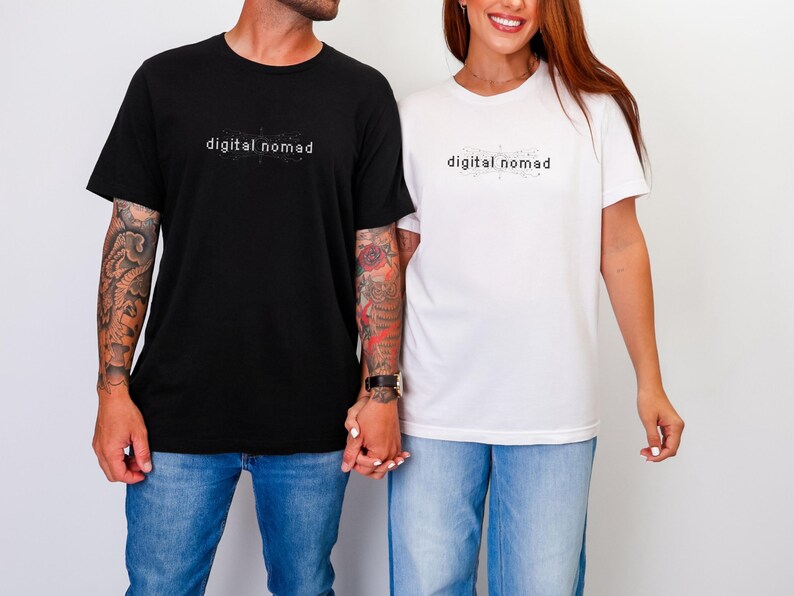 Digital Nomad T-Shirt: Minimalist Van Life, Work & Travel Tee image 2