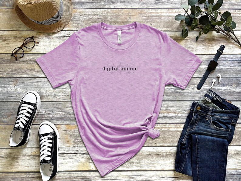 Digital Nomad T-Shirt: Minimalist Van Life, Work & Travel Tee image 9