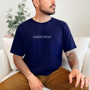 Digital Nomad T-Shirt: Minimalist Van Life, Work & Travel Tee image 6