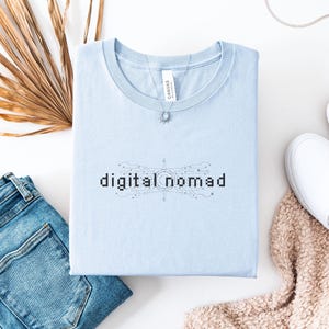 Digital Nomad T-Shirt: Minimalist Van Life, Work & Travel Tee image 8