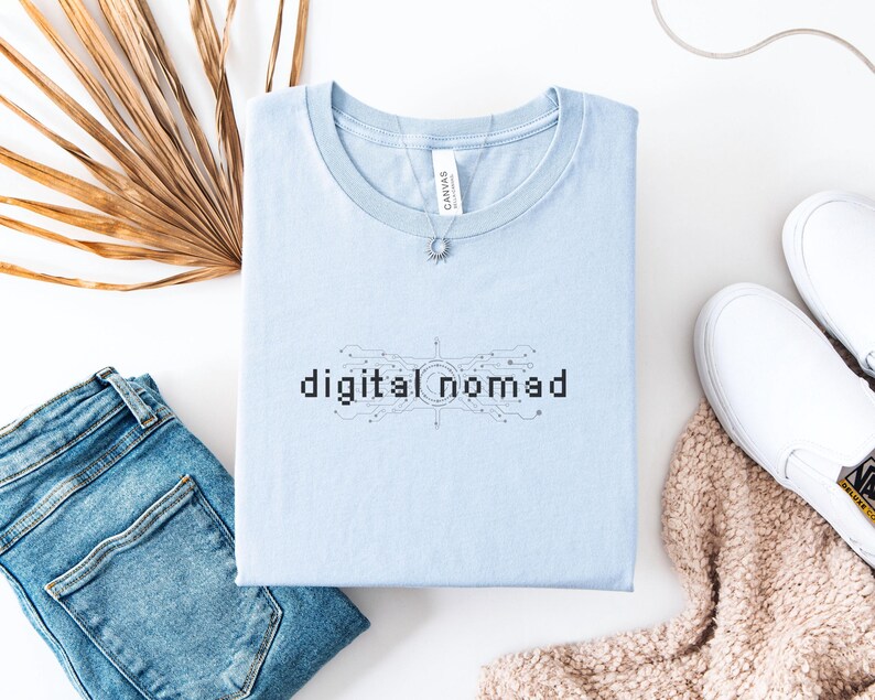 Digital Nomad T-Shirt: Minimalist Van Life, Work & Travel Tee image 8