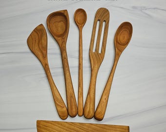 Kitchen Utensil Template Bundle (PDFs Only) | 6 Designs Wooden Spoon & Spatula Woodworking Plans | RogueGrainCo