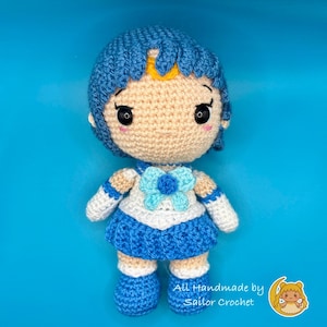 Sailor Mercury 水野亞美 Amigurumi Crochet