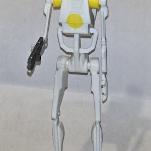 9&quot; Posable Star Wars Battle Droid Figurine with Stand
