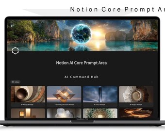 Notion Core Prompt Area. A next-gen Notion system for AI prompts and workflows. 24 professional prompts · AI-powered Prompt Library
