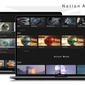 Notion AI Lifehub - A Next Level Notion System for Focus, Health, Finance & Growth I 25 Prompts, 52 Pages, 1500 Pictures -AI Planner