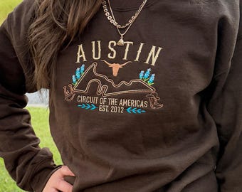 Austin Grand Prix F1 Embroidered Sweatshirt - COTA
