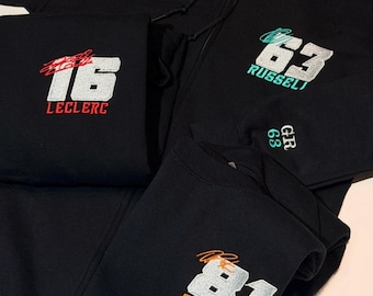 F1 Driver Embroidered Sweatshirt