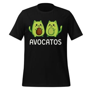 Cute Avocado Cat Shirt Design File Pun Avocatos PNG for T-Shirts & More