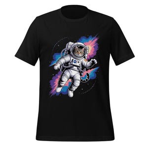 Astronaut Cat PNG: Space Illustration for Shirts & Wall Art (Digital Download)