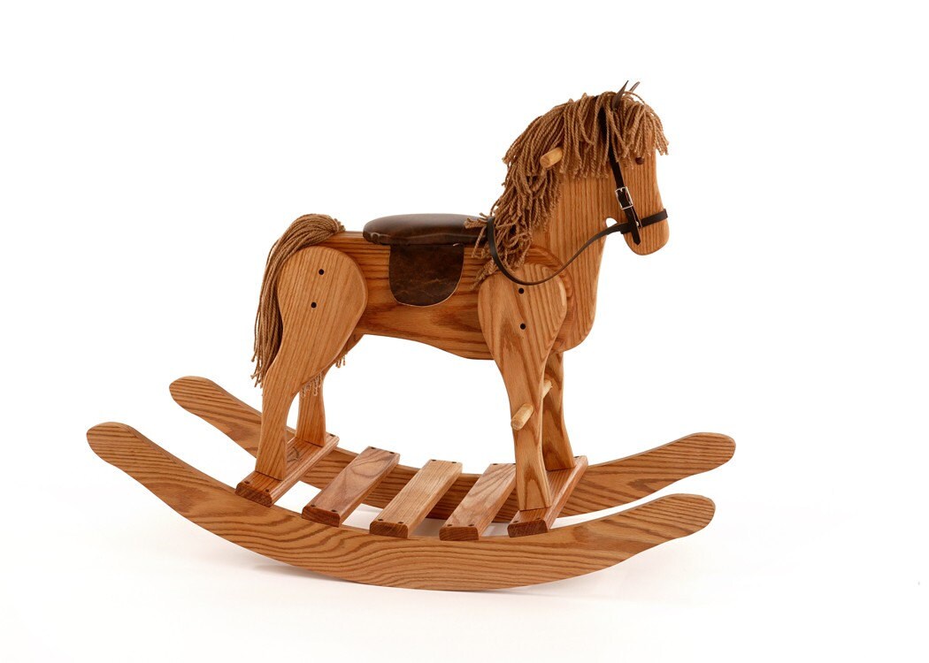 Wooden rocking horse Etsy