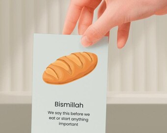 Islamic Learning Fun for Kids | Montessori Arabic Flashcards | 9 Daily Phrases | Bilingual Toddler Education