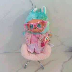 labubu clothes pink set