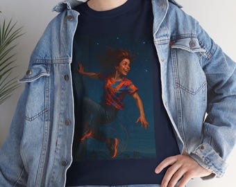 Camiseta gráfica urbana "Soy Libertad" - Camiseta con arte de libertad audaz / Camiseta urbana inspiradora