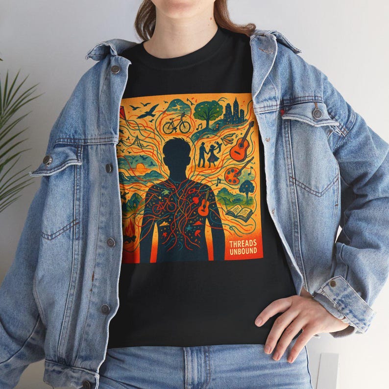 Artistic Silhouette Graphic Tee