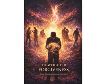 Arte mural "El peso del perdón", impresión sobre el autoperdón, obra de arte de sanación emocional, póster de "Dejar ir", terapia, decoración de oficina