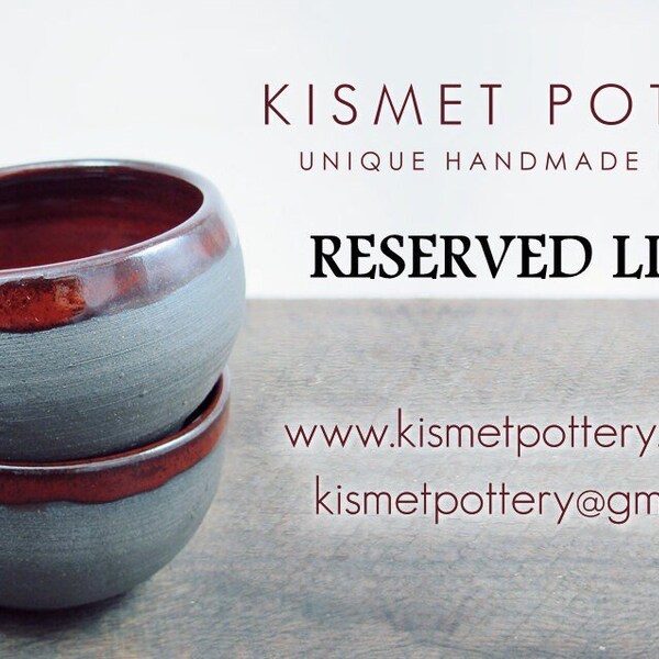 RESERVED LISTING: Set of Six Soup Bowls, Ceramic Salad Bowls, Modern Kitchenware, Rustic Bowls, Handmade Pottery Bowls