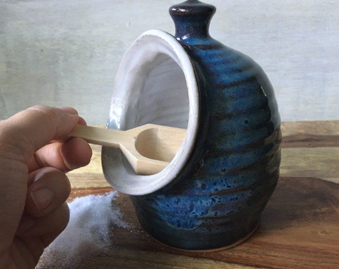 Ceramic Salt Cellar Pottery Salt Cellar Handmade Pottery Etsy