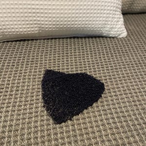 1920's Dark Blue Beaded Flapper Hat, Art Deco Accessory