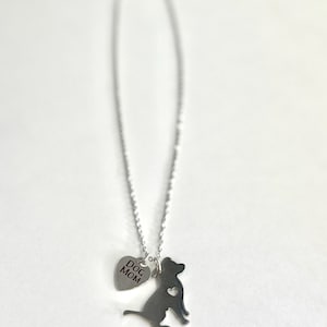 Dog Mom With Pup Necklace