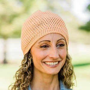 Layover Beanie Easy Crochet Pattern Worsted Weight Yarn DIY Hat image 1