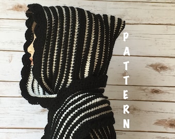 Savannah Scarf Crochet Pattern - Adv. Beginner - Worsted Yarn