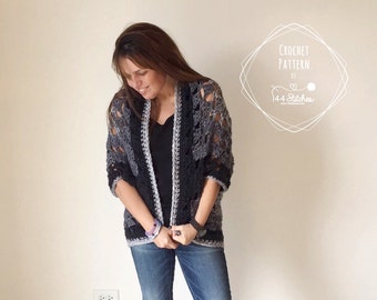 Chapen Shrug - Advanced Beginner Crochet - Chunky Yarn Pattern