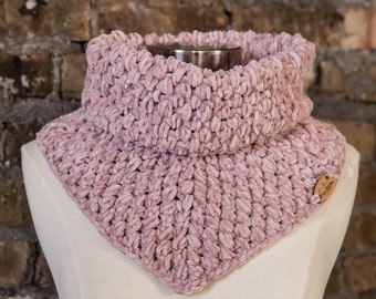 Kodiak Cowl Crochet Pattern - Adv Beginner, DIY Winter PDF, Worsted Yarn