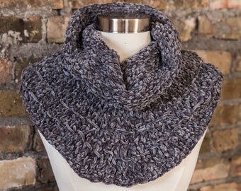 Denver Knit Cowl Pattern - Easy Worsted Weight Yarn Knitting