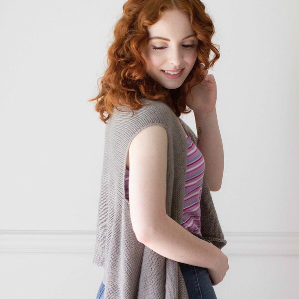 Vest Knitting Pattern Etsy New Zealand