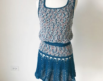 Picnic Bay Dress Crochet Pattern - Advanced Beginner, Worsted Yarn