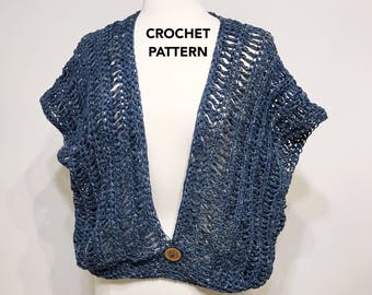 Inward Top: Easy Crochet Pattern, Beginner-Friendly, Worsted Yarn, DIY Project