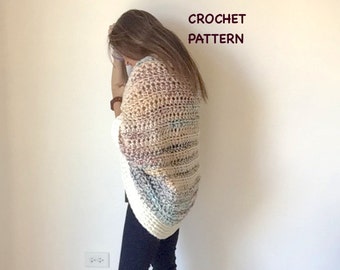 Alaska Shrug - Advanced Beginner Crochet | Bulky Yarn Pattern | DIY Craft