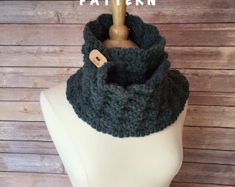 Snow Bunny Scarf: Beginner Crochet Pattern, Chunky Yarn - Easy DIY