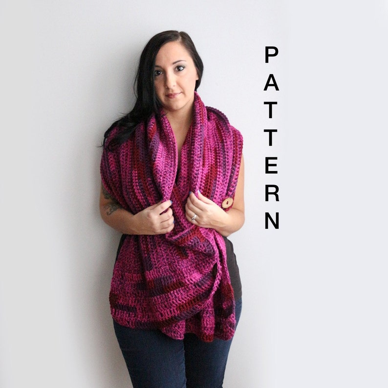 Crochet Shawl Pattern Wrap Crochet Pattern Instant PDF | Etsy