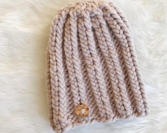 Fordham Beanie - Easy Knitting Toque - Super Bulky Yarn Hat Pattern. | Classic Mens Beanie Pattern