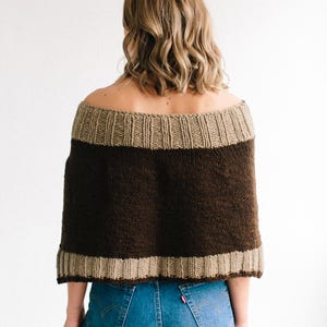 Echo Park Capelet - Adv. Beginner Knit - Worsted Yarn Pattern