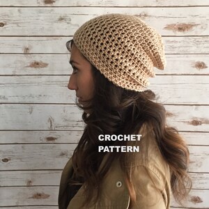 Philly Slouchy Beanie: Easy Crochet Pattern with Worsted Yarn, Ideal for Beginners