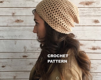 Philly Slouchy Beanie: Easy Crochet Pattern with Worsted Yarn, Ideal for Beginners