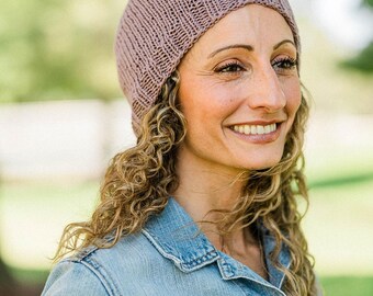 Bayou Beanie Knitting Pattern PDF | Beginner Classic Beanie Pattern |Worsted Yarn  Unisex Hat Pattern | Mens Toque Pattern