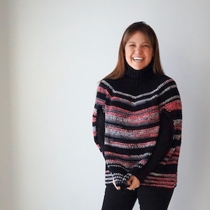 Easy Crochet Pattern: Mammoth Poncho | Beginner | Worsted Yarn Pattern