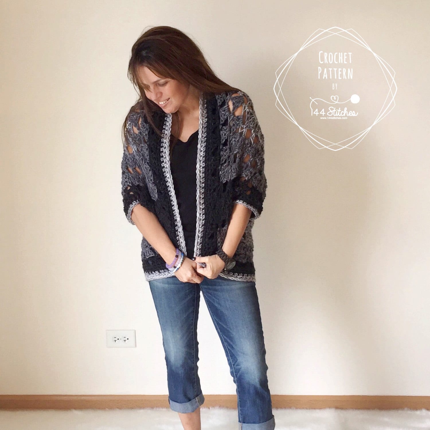 39 Crochet Shrug Patterns with Lace, Granny Squares, and Sleeves 8 Chapen Shrug Advanced Beginner Crochet