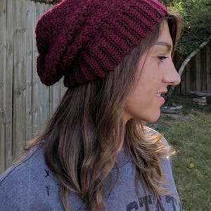 Nepal Beanie: Advanced Beginner Crochet Pattern, DK Yarn, Cozy Winter Hat image 4