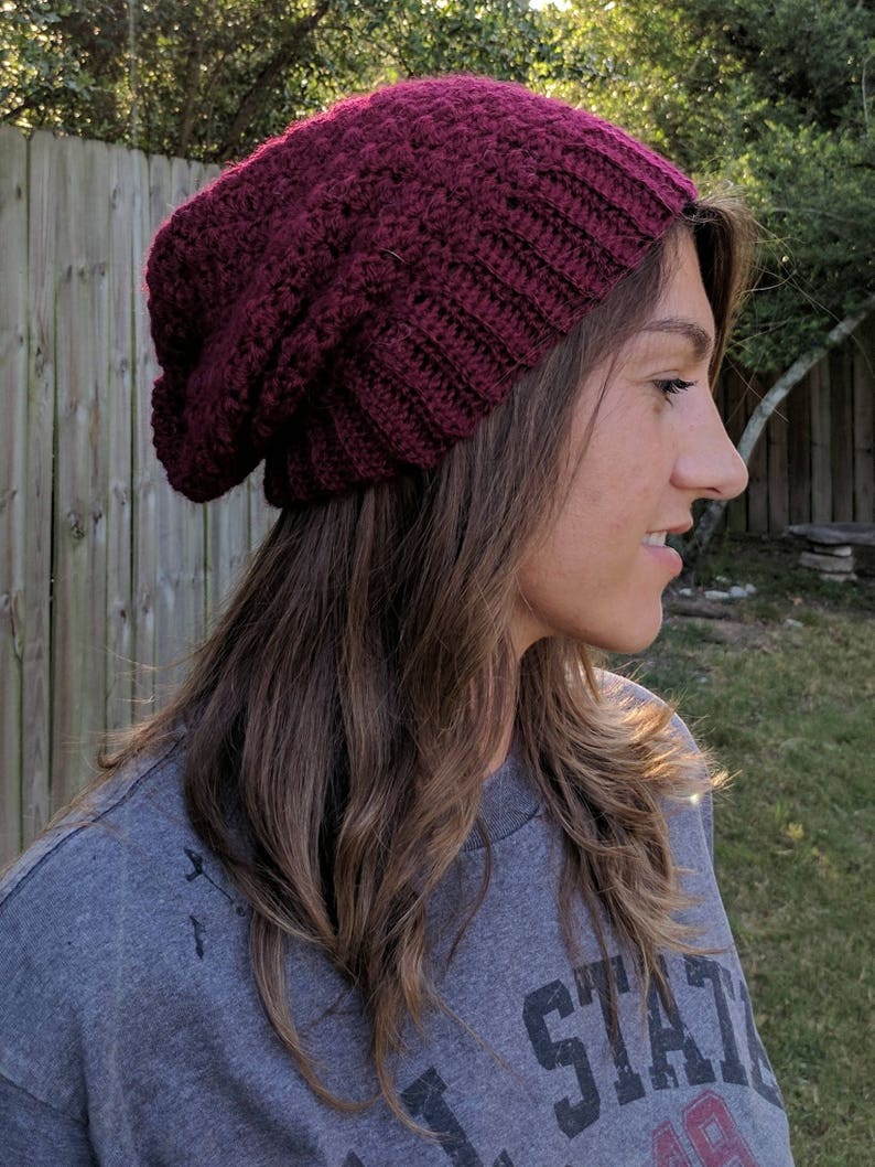 Nepal Beanie: Advanced Beginner Crochet Pattern, DK Yarn, Cozy Winter Hat image 4