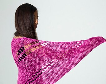 Sanctuary Shawl: Easy Beginner Crochet Pattern with DK Yarn - DIY Accessory