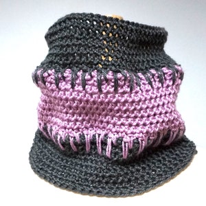 Crochet Cowl Pattern Gentry Spike Stitch, Beginner Friendly, Worsted Yarn DIY image 2