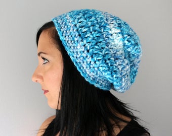 Bonnet Weekender : modèle de crochet pour débutant, fil épais, chapeau d'hiver facile à bricoler