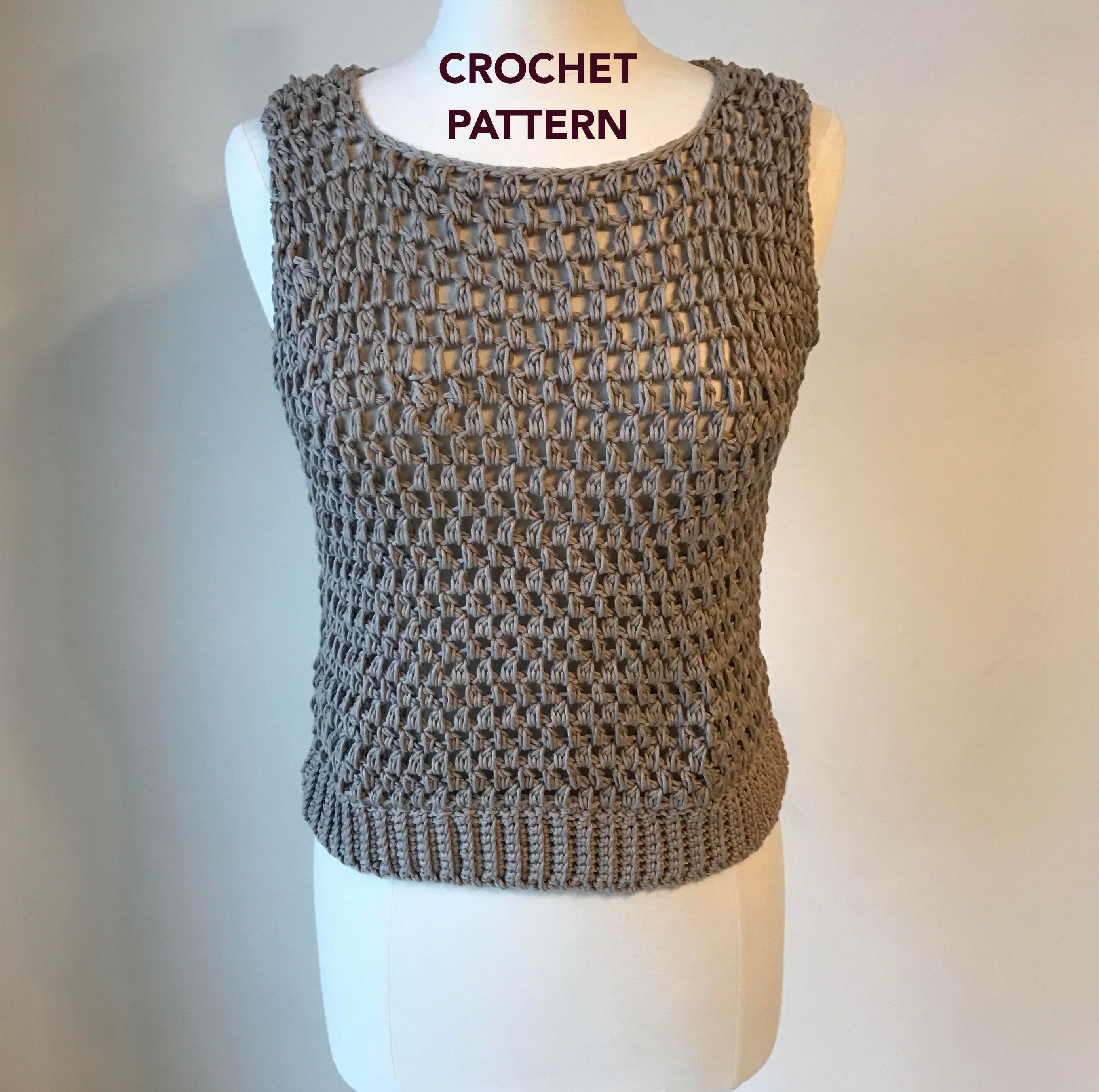 Find Your Beat Tank Crochet Pattern
