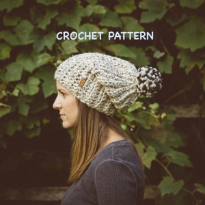 Chunky Vail Hat Crochet Pattern Intermediate Level, Super Bulky Yarn Winter Accessory image 4